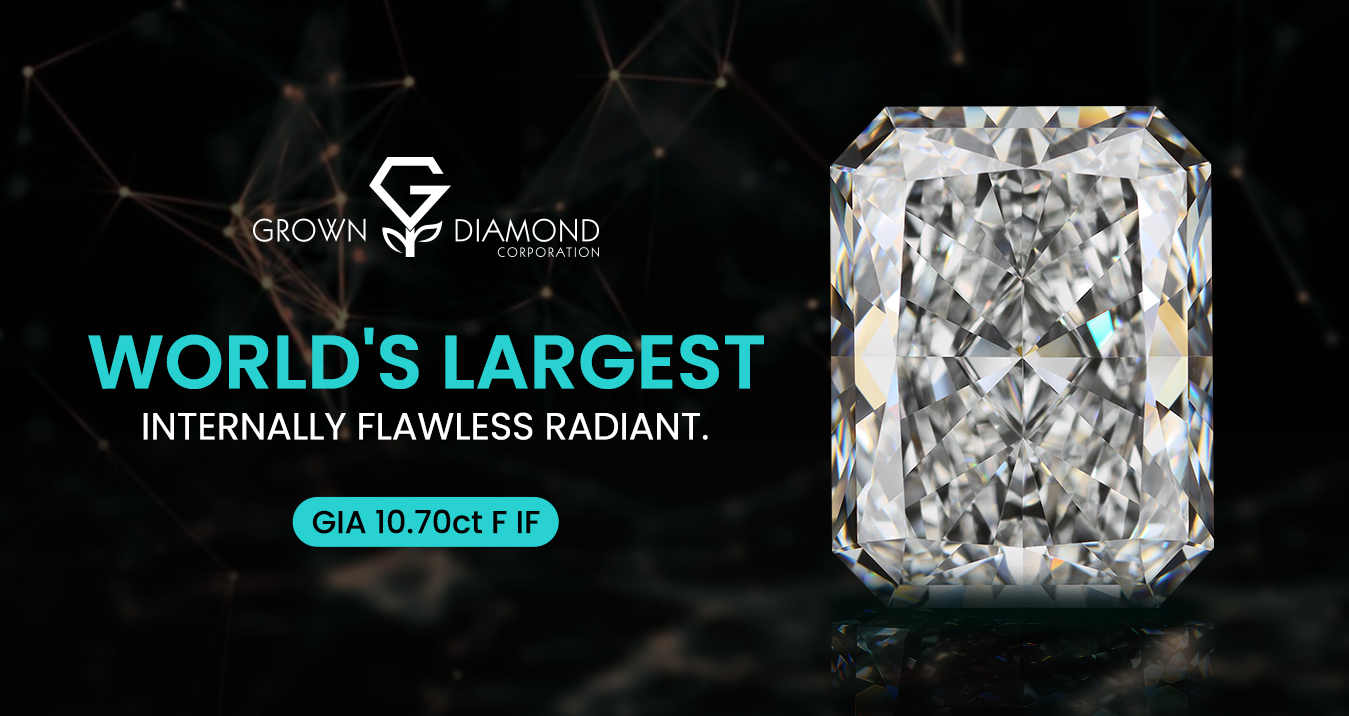 World's Largest Radiant GIA 10.70ct F IF